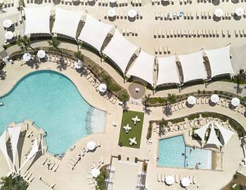 aerial photo of Seabrook Island pools